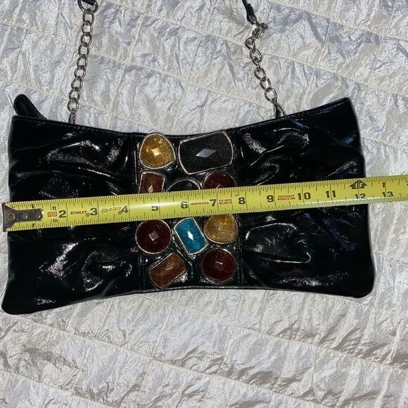 Jessica mcclintock large stone embellished clutch - Picture 7 of 13